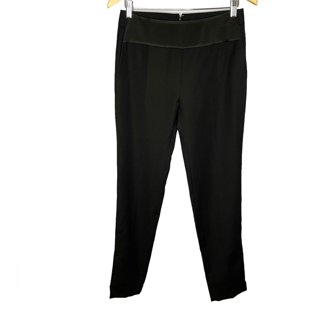 PALLAS Paris Esope SatinWaist  Slim-leg Pants